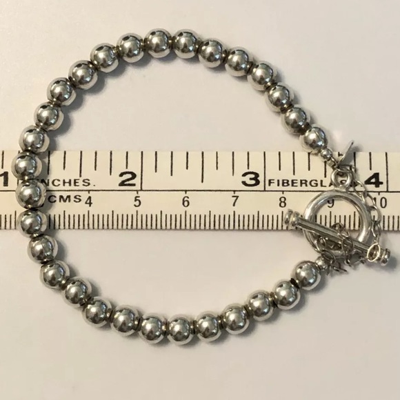 Silpada Sterling Silver 6mm Bead Bracelet B0059 - Picture 15 of 16